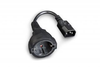 Gembird Tápkábel - PC-SFC14M-01 (Szünetmentes tápkábel adapter , IEC-320-C14, fekete)