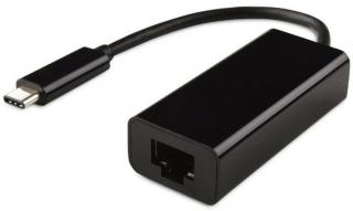 Gembird USB-C Gigabit hálózati adapter, fekete (A-CM-LAN-01)