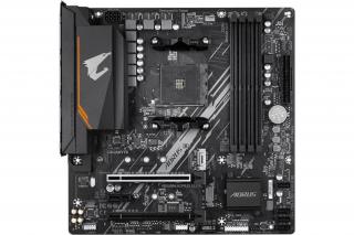 Gigabyte Alaplap - AMD B550M AORUS ELITE AM4 (B550, 4xDDR4 3200MHz, RAID, 4xSATA3, M.2, 6xUSB2.0, 6xUSB3.1)