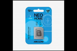 Hikvision HIKSEMI MicroSD kártya - NEO HOME 128GB microSDXC™, Class 10 and UHS-I, 3D NAND (adapter nélkül)