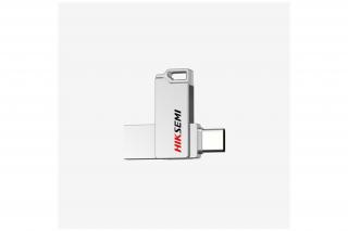 Hikvision HIKSEMI Pendrive - SYNC, 128GB, USB3.2 - Type-C, Ezüst