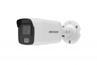 Hikvision IP csőkamera - DS-2CD2047G2-L (4MP, 2,8mm, kültéri, H265+, LED40m, IP67, DWDR, PoE) ColorVu