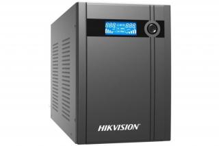 Hikvision Szünetmentes 3000VA - DS-UPS3000/MA (4 Schuko, line-interaktív, USB, LCD, fekete)