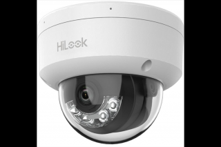 HiLook IP dómkamera - IPC-D120HA-LU (2MP, 2,8mm, kültéri, H265+, IP67, IK10, IR30m, ICR, DWDR, PoE)