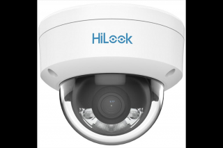HiLook IP dómkamera - IPC-D149HA (4MP, 2,8mm, kültéri, H265+, IP67, IK10, LED30m, ICR, DWDR, PoE) ColorVu