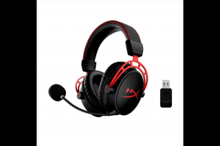 HyperX Fejhallgató - Cloud Alpha Wireless (Vezeték nélküli, USB, fekete/piros)