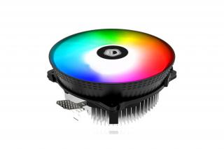 ID-Cooling CPU Cooler - DK-03 Rainbow (14.2-25.6dB; max. 104,48 m3/h; 4pin csatlakozó, PWM, 12cm, LED)