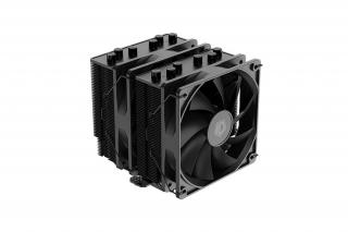 ID-Cooling CPU Cooler - SE-206-XT BLACK (15.2-35.2 dB; max 129,39 m3/h; 4Pin csatlakozó, 6 db heatpipe, 2x12cm, PWM)