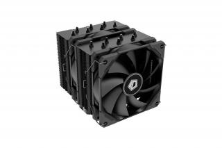 ID-Cooling CPU Cooler - SE-207-XT BLACK (10.8-13.2 dB; max 129.39 m3/h; 4Pin csatlakozó, 7 db heatpipe, 2x12cm, PWM)