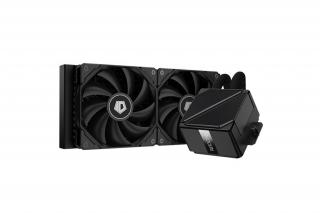 ID-Cooling CPU Water Cooler - DASHFLOW 240 BASIC BLACK (15.2~35.2dB; max. 140,16 m3/h; 2x12cm, fekete)