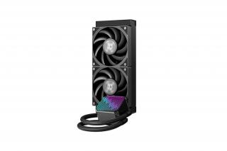 ID-Cooling CPU Water Cooler - DX240 MAX (35.2dB; max. 144,41 m3/h; 2x12cm, fekete)