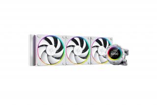 ID-Cooling CPU Water Cooler - Space SL360 WHITE (25dB; max. 132,52 m3/h; 3x12cm, A-RGB LED, fehér)