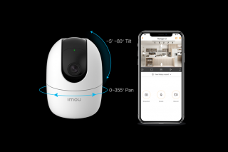 Imou IP wifi PT dómkamera - Ranger 2 (2MP, 3,6mm, beltéri, H265, IR10m, DN(ICR), DWDR, SD, hangszóró, mikrofon, 5VDC)