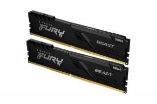 Kingston Memória Desktop - 16GB DDR4 Fury Beast Black (2x8GB, 3600MHz, CL17)