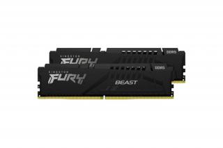 Kingston Memória Desktop - 32GB Kit DDR5 FURY Beast (2x16GB, 6400MHz, CL32)