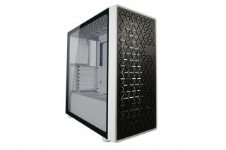 LC-Power Számítógépház - 714W - Gacrux X (fehér-fekete, fehér belső, ablakos, mATX/ATX, 1xUSB3.2, 2xUSB2.0)