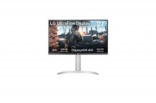 LG Monitor 27" - 27UP650K-W (IPS; 16:9; 4K 3840x2160; 5ms; 400cd; HDMIx2; DP; HDR; Speaker, Pivot)