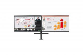 LG Monitor 27" Ergonomic - 27QP88DP-BS Dual (IPS; 16:9; 2560x1440; 5ms; 350cd; HDMIx2; DP; USB-C, sRGB99%; HDR10)