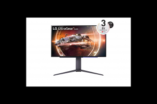 LG Monitor 27" Gamer - 27GS95QE-B (OLED; 16:9; 2560x1440; 240Hz; 0,03ms; 400cd; HDMIx2; DP; G-Sync; Freesync, HDR, Pivot