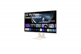 LG Monitor 27" Smart - 27SR50F-W (IPS; 16:9; 1920x1080; 14ms; 250cd; HDMI, USB, Bluetooth, Hangsz., HDR, webOS, Airplay)