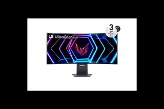 LG Monitor 39" - 39GS95QE-B (OLED; Ívelt, 21:9; 3440x1440; 0.03ms; 250cd; 240Hz, HDMIx2, DP; USB; HDR40; FreeSync)