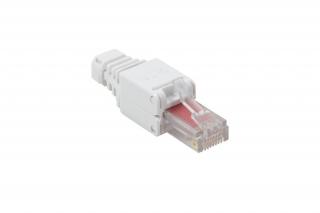 Logilink RJ45 moduláris csatlakozó, Cat.6, árnyékolatlan, szerszám nélküli összeszerelés