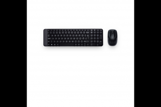 Logitech Billentyűzet/Egér Kit - MK220 (Vezeték nélküli, Multimédia,  USB, fekete)