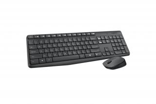 Logitech Billentyűzet/Egér Kit - MK235 (Vezeték nélküli, USB, fekete)