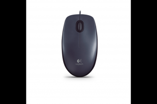 Logitech Egér - M100 (Vezetékes, Optikai, USB, 1000 DPI, fekete)