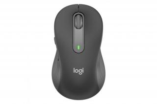 Logitech Egér - M650 Nagy (Vezeték nélküli, Bluetooth, Optikai, 2000 DPI, szürke)