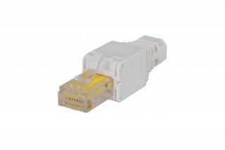 Manhattan Csatlakozó - RJ45 dugó, krimpelő fogó nélküli bekötés, Tooless design (Cat5/5e/6)