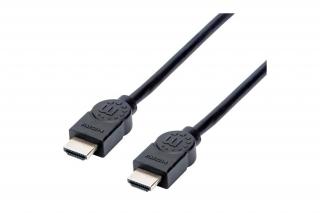 Manhattan Kábel - HDMI to HDMI ( 4K@30Hz, 3D, Shielded, 1.5m, Fekete)
