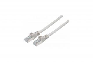 Manhattan Kábel - S/FTP Patch (RJ45 to RJ45, Cat6A 500Mhz, LSOH, 100% réz, 1m, 10Gbit, Szürke)