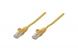 Manhattan Kábel - U/UTP Patch (RJ45 to RJ45, Cat6, 0.5m, Sárga)