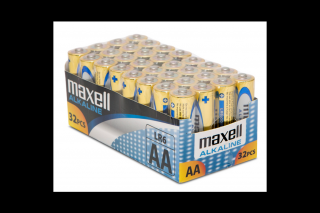 Maxell Elem - Alkáli elem,  32db AA (LR6), 1,5V (no mercury)