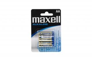 Maxell Elem - Alkáli elem,  4db AA (LR6), 1,5V (no mercury)