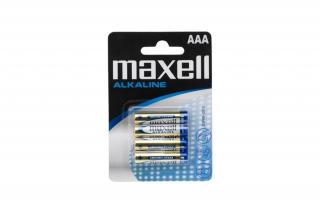 Maxell Elem - Alkáli elem,  4db AAA (LR03), 1,5V (no mercury)