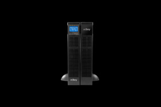 NJOY Szünetmentes 6000VA - Balder 6000 (On-line, RS232, USB, szoftver, LCD kijelző 2U rack)