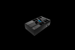 NJOY Szünetmentes 800VA - Token 800 (2x4 Schuko, line-interaktív,HID USB, LCD, túlfeszültség védett, fekete)
