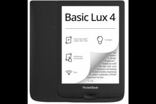 POCKETBOOK e-Reader - PB618 BASIC LUX4 Fekete (6" E-Ink Carta, Cpu: 1GHz, 512MB, 8GB, 1300mAh, wifi, USB-C, mSD olvasó)