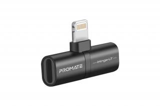 Promate Átalakító - IHINGE LT (2in1, Lightning adapter, fekete)