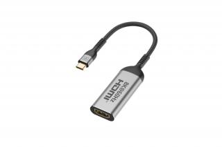 Promate Átalakító - MEDIALINK 8K (USB-C adapter, 1x8K HDMI, szürke)