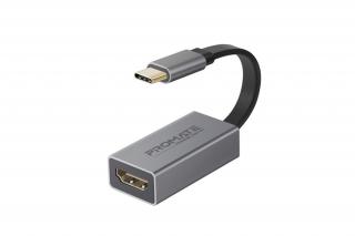 Promate Átalakító - MEDIALINK H1 (USB-C adapter, 1x4K HDMI, szürke)