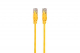 S-link Kábel - SL-CAT601YE (UTP patch kábel, CAT6, sárga, 1m)