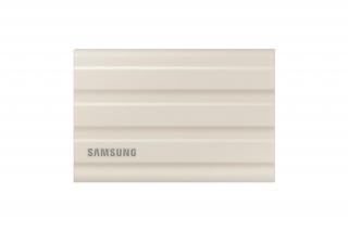 Samsung Külső SSD 1TB - MU-PE1T0K/EU (T7 Shield external, beige, USB 3.2, 1TB)