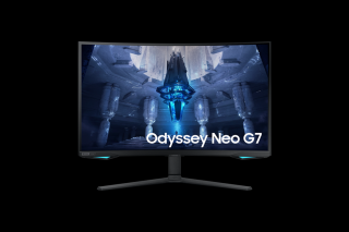 Samsung Monitor 32" - S32BG750NP (VA, 3840x2160, 16:9, UHD, 165HZ, 350cd/m2, 1ms, Pivot, Ívelt)