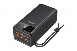 Sandberg Akkubank - Powerbank USB-C PD 130W 50000 (kültéri; LED Lámpa; fekete)