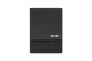 Sandberg Egérpad - Memory Foam Mousepad Square (memória habos csuklótámasz fekete)