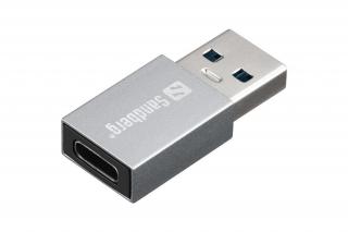 Sandberg Kábel Átalakító - USB-A to USB-C Dongle
