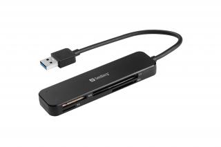 Sandberg Kártyaolvasó - USB 3.0 Pocket Card Reader (USB-A 3.0, SD/SDHC/SDXC/MS/MMC/T-Flash/MicroSD)